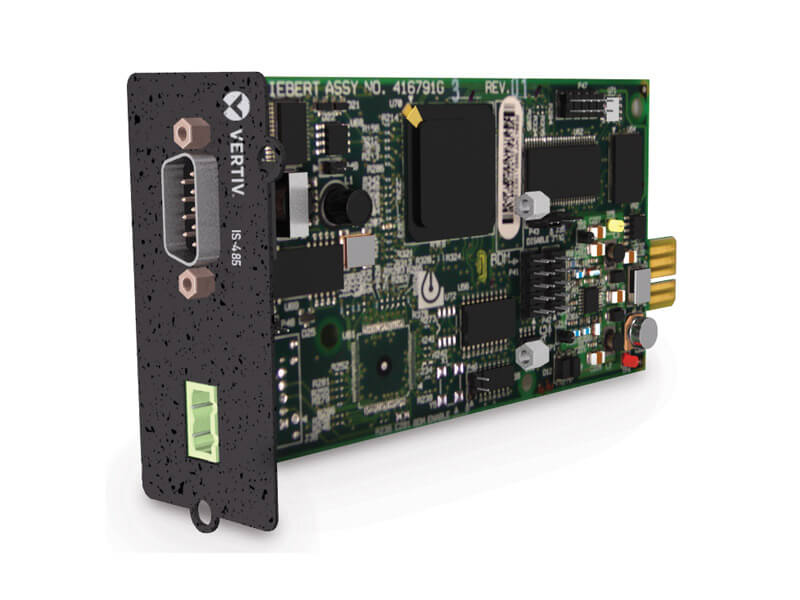 Weber & Associates, Inc Liebert® IntelliSlot™ 485 and Building Management System  Interface Cards