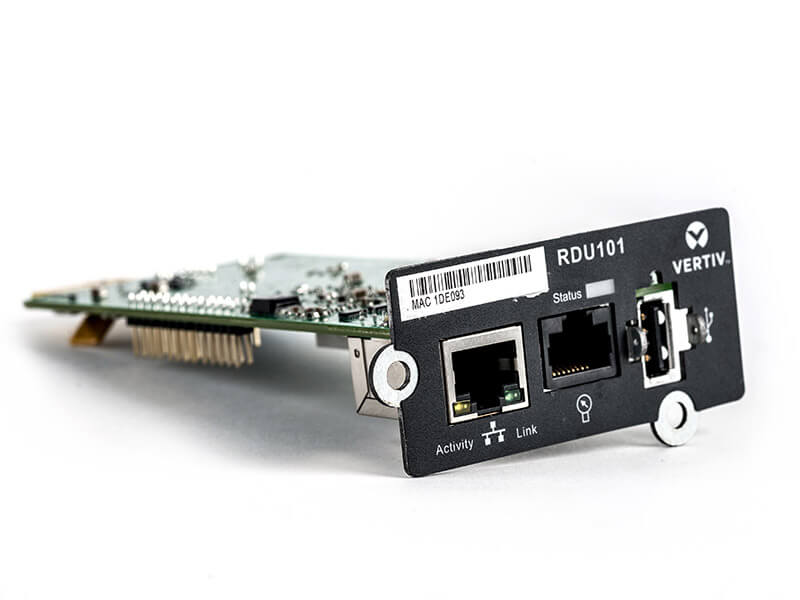 Weber & Associates, Inc Vertiv™ Liebert® IntelliSlot™ RDU101 Communications Card